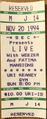 Ticket stub