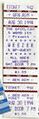 Another ticket stub, albeit without "The Weezer"