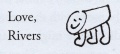 Illustration of a pipettepede from a letter to Cuomo's brother, 1994